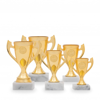 Pohár EKONOM, výška 13 cm, zlatý