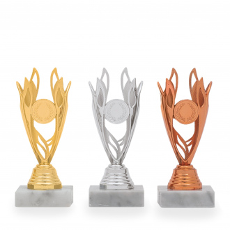 Pohár EKONOM, výška 16 cm, zlatý