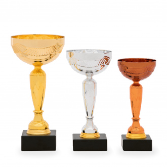 Pohár EKONOM, výška 23 cm, bronzový/zlatý