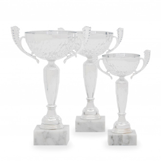 Pohár EKONOM, výška 25 cm, stříbrný