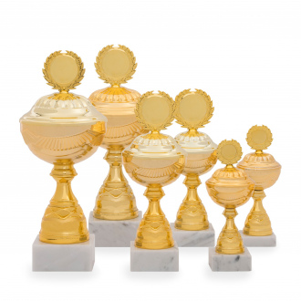 Pohár EKONOM, výška 22 cm, zlatý