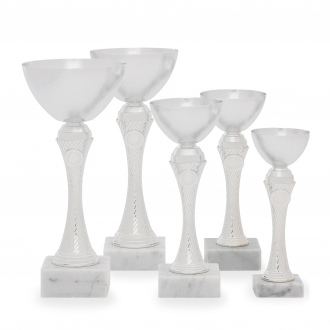 Pohár EKONOM, výška 22 cm, stříbrný