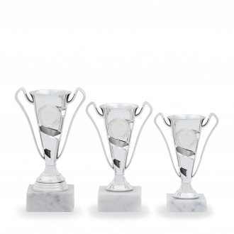 Pohár EKONOM, výška 16 cm, stříbrný