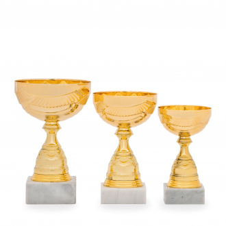 Pohár EKONOM, výška 18 cm, zlatý