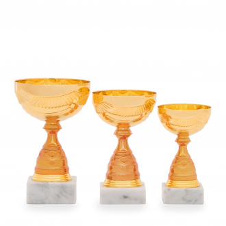 Pohár EKONOM, výška 18 cm, bronzový/zlatý