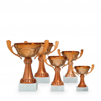 Pohár EKONOM, výška 14 cm, bronzový