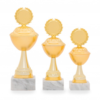 Pohár EKONOM, výška 26 cm, zlatý