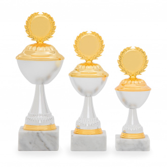 Pohár EKONOM, výška 26 cm, stříbrný/zlatý