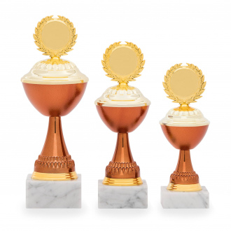 Pohár EKONOM, výška 26 cm, bronzový/zlatý