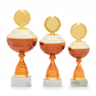 Pohár EKONOM, výška 28 cm, bronzový/zlatý