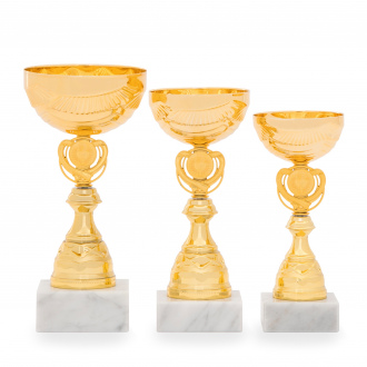 Pohár EKONOM, výška 21 cm, zlatý