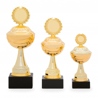 Pohár EKONOM, výška 24 cm, zlatý