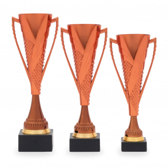 Pohár EKONOM, výška 34 cm, bronzový/zlatý