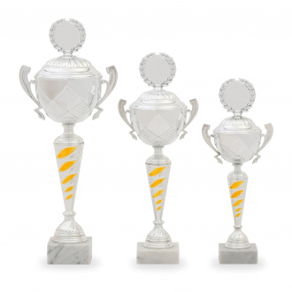 Pohár STANDARD, výška 38 cm, stříbrný/zlatý