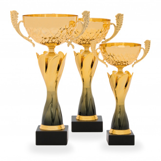 Pohár STANDARD, výška 30 cm, zlatý/černý