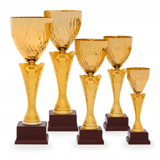 Pohár STANDARD, výška 32 cm, zlatý