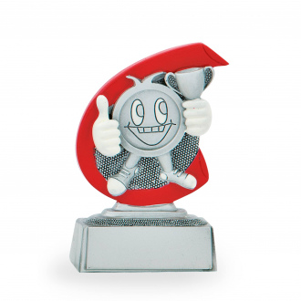 Plaketa se symbolem veselého poháru, výška 10 cm, vícebarevná