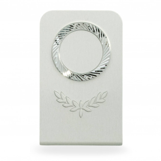 Účastnická cena, výška 8 cm, stříbrná